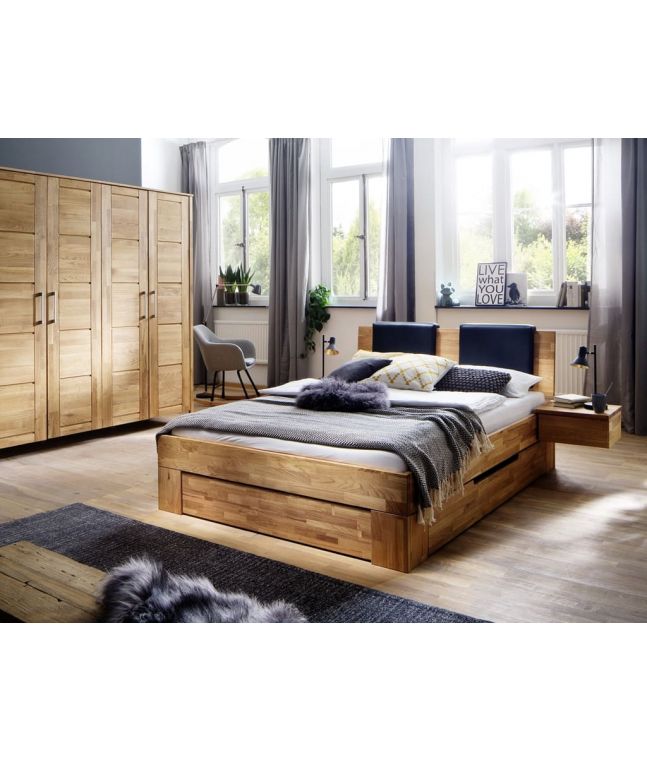 Lit en chêne massif FSC