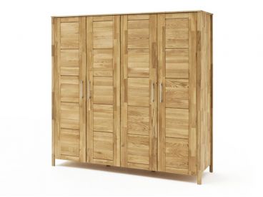 Armoire Louis en bois de chêne massif