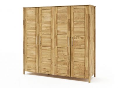 Armoire Louis en bois de chêne massif