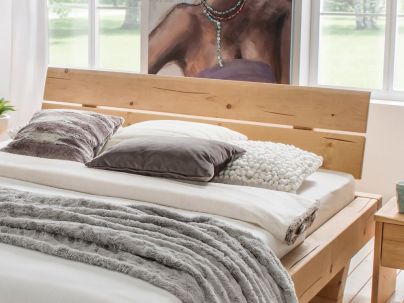 Lit en bois massif FSC, fabrication européenne