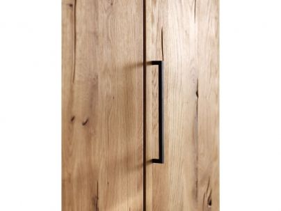 Armoire Léo 5 en chêne massif haut de gamme, meuble pour la chambre. Le Monde du Lit