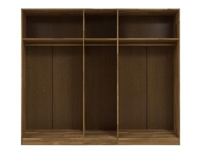 Armoire Pablo 8 en chêne massif haut de gamme, meuble pour la chambre. Le Monde du Lit