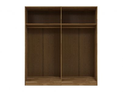 Armoire Pablo 6 en chêne massif haut de gamme, meuble pour la chambre. Le Monde du Lit