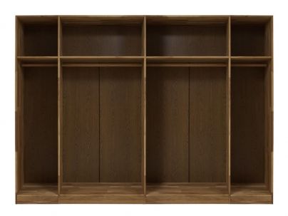 Armoire Pablo 10 en chêne massif haut de gamme, meuble pour la chambre. Le Monde du Lit