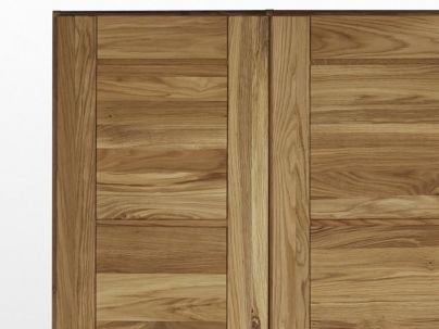 Armoire Pablo 11 en chêne massif haut de gamme, meuble pour la chambre. Le Monde du Lit