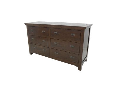 Commode Yala3 en hevea massif de qualité. Meuble en bois massif pour la chambre. Le Monde du Lit