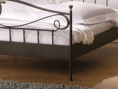 Lit Lurano 2 en fer forgé. Hasena. Meuble haut de gamme.