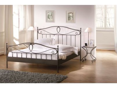 Lit Lurano 2 en fer forgé. Hasena. Meuble haut de gamme.