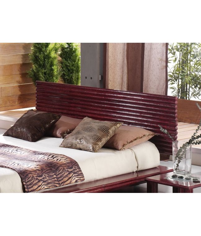 Tête de lit Zamora en rotin haut de gamme, meuble pour la chambre à coucher. Le Monde du Lit