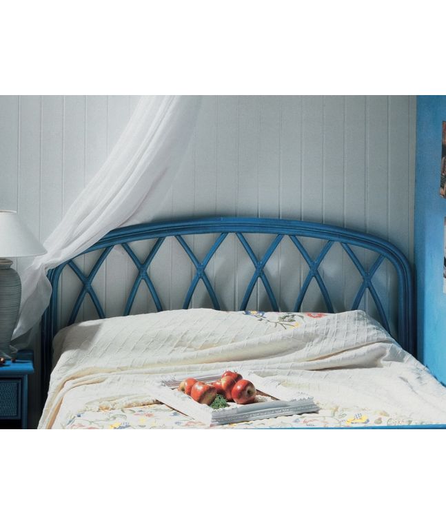 Tête de lit Bilbao en rotin haut de gamme, meuble pour la chambre à coucher. Le Monde du Lit