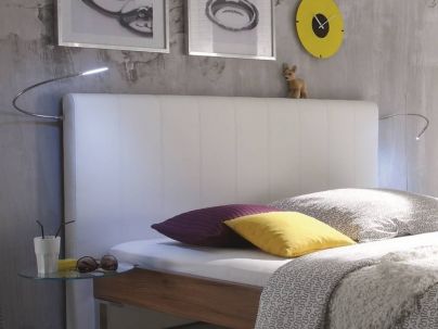 Chevet en verre, Hasena fabricant Suisse. Meuble pour la chambre