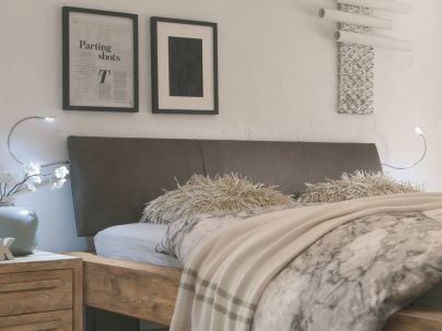 HASENA - Lit en bois massif