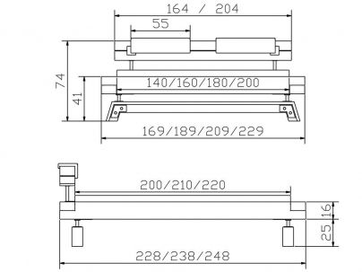Lit Inca Vintage en chêne sauvage massif, Hasena fabricant Suisse. Meuble pour la chambre
