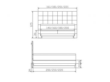 Lit boxspring Sogno