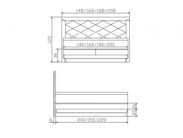 Lit boxspring Dolomit