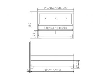 Lit boxspring Merano