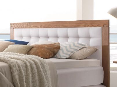 HASENA - Lit Boxspring et bois massif