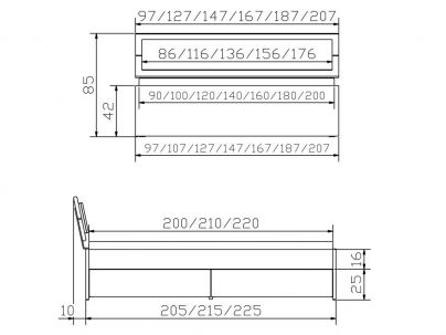 Lit Spazio2 en hêtre massif avec tiroirs. Hasena fabricant Suisse. Meuble chambre. Le Monde du Lit