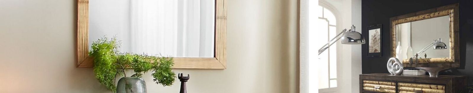 Miroirs en bambou : décoration haut de gamme en provenance d'Indonésie