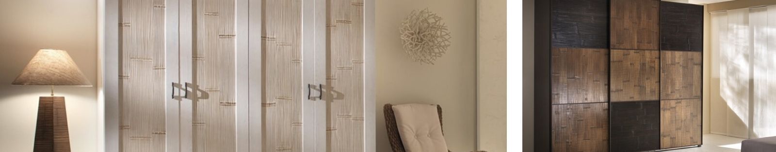 Armoires en Bambou Haut de gamme. Meuble pour la chambre en bambou. Le Monde du Lit