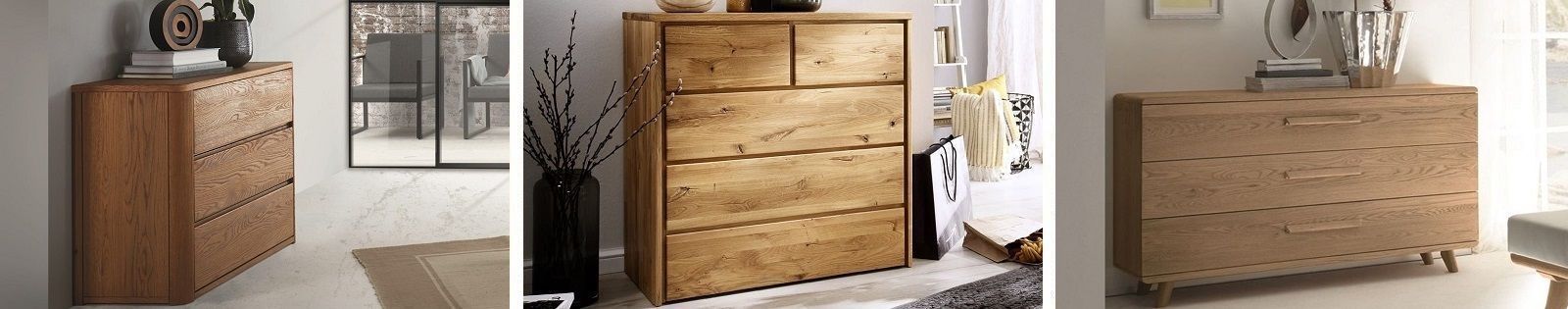Commodes en bois massif - Mobilier en bois pour la chambre - Le monde du lit