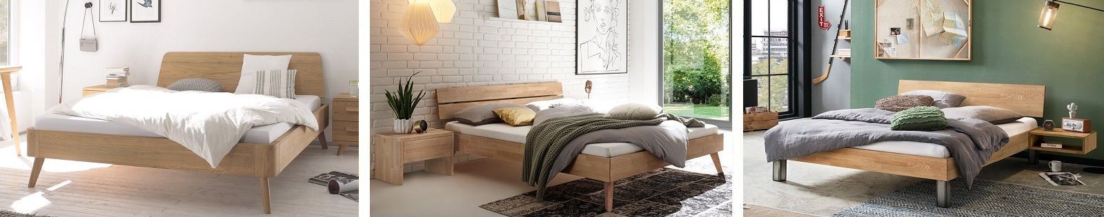 HASENA : GAMME OAK BIANCO, meubles en chêne massif pour la chambre.