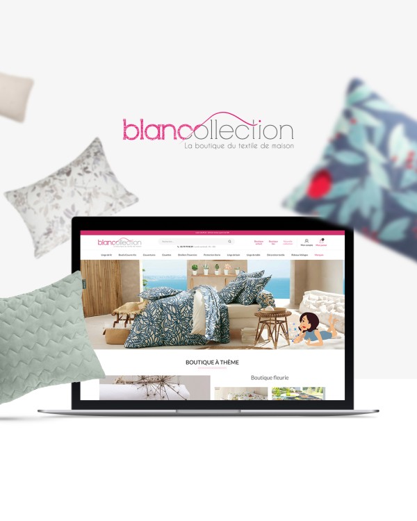 On vous partage notre dernière réalisation : la refonte et la mise à jour du site de @blancollection_com ️